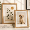 Scandinavian Wooden Photo Frame for Desk or Wall