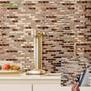 Gold Mosaic Self-Adhesive Wall Tiles for Kitchen and Bathroom