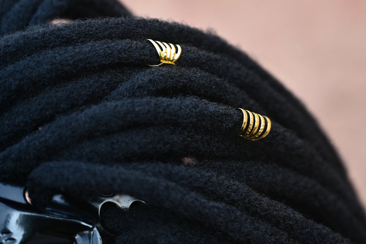 Mechanical Clown Dreadlock Mask with Punk Rivet Detailing