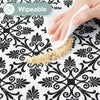 Elastic Fitted Rectangle Tablecloth – Waterproof Vinyl Cover for Indoor & Outdoor Use