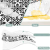 Elastic Fitted Rectangle Tablecloth – Waterproof Vinyl Cover for Indoor & Outdoor Use