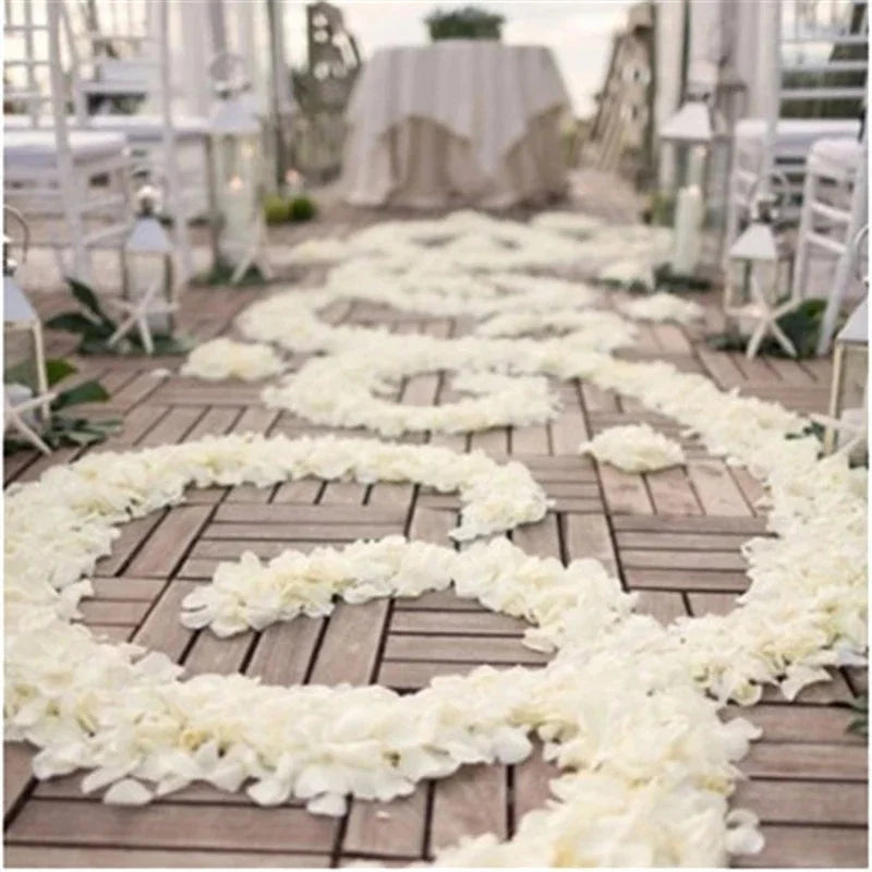 Silk Rose Petals for Weddings and Events