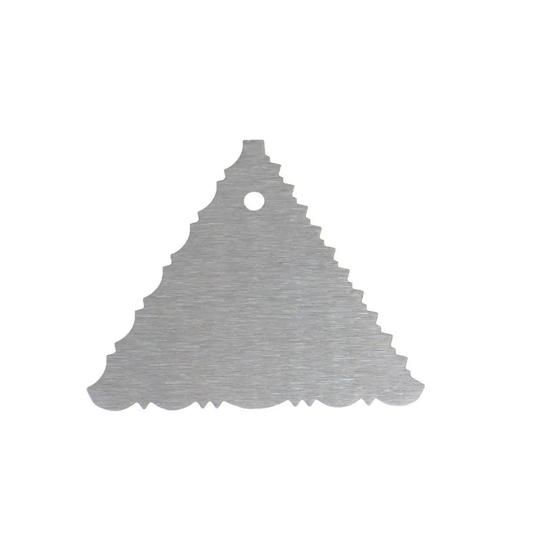 Stainless Steel Cake Scraper & Fondant Smoothing Tool