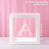 Clear Acrylic Letter Balloon Box for Celebrations