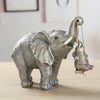 Handcrafted Resin Elephant Family Figurine