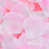 Pink silk rose petals used for weddings and events