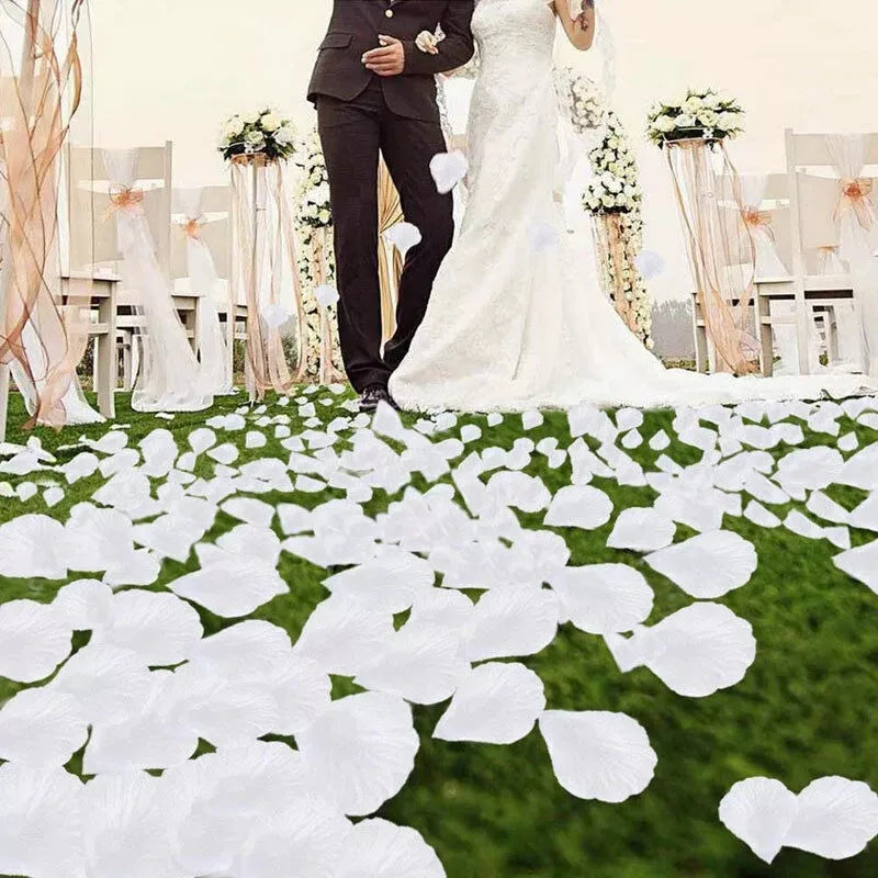 Silk Rose Petals for Weddings and Events