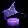 3D Fish LED Night Light with Remote and Touch Controls