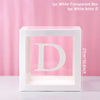 Clear Acrylic Letter Balloon Box for Celebrations