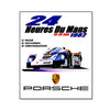 A vintage racing poster featuring the title 24 Heures Du Mans and driver names for the 1982 race.