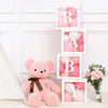 Clear Acrylic Letter Balloon Box for Celebrations