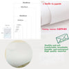 A set of three canvas prints with various sizes displayed next to a roll of white canvas material.
