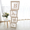 Clear Acrylic Letter Balloon Box for Celebrations