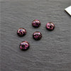 Round Resin Cabochons with Gold Foil for Jewelry Making