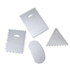 Stainless Steel Cake Scraper & Fondant Smoothing Tool