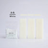 White eco-friendly soy candle dye colorants in small rectangular containers labeled White