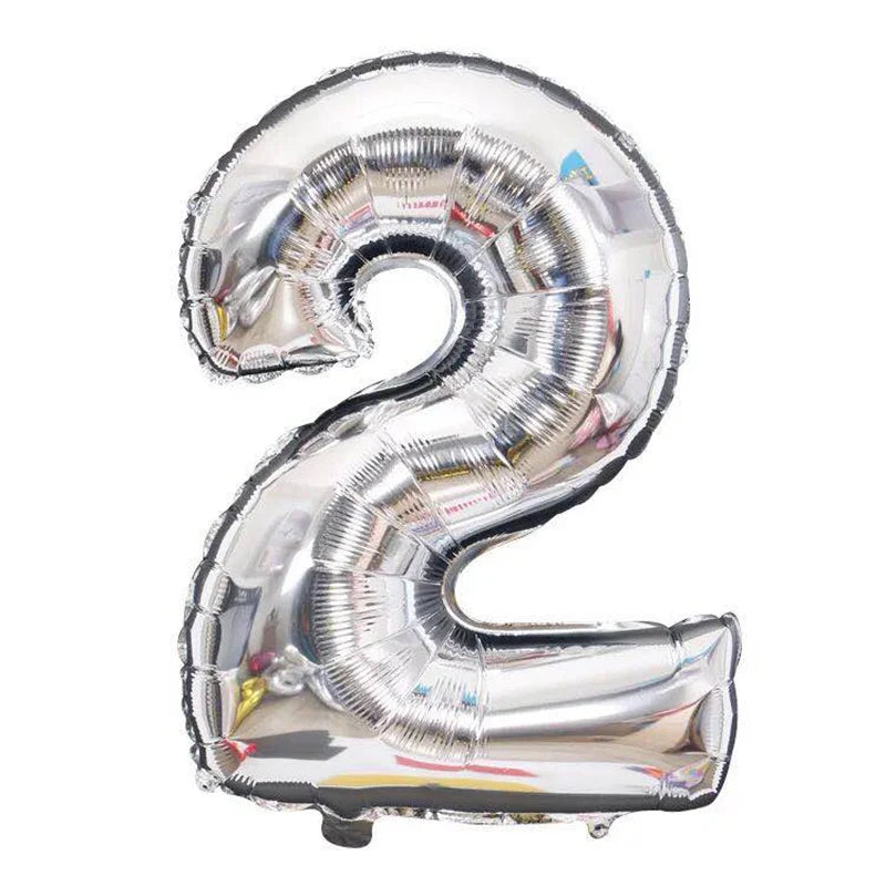 Rose Gold Foil Number Balloons (32" or 40") for Birthday & Wedding Decor