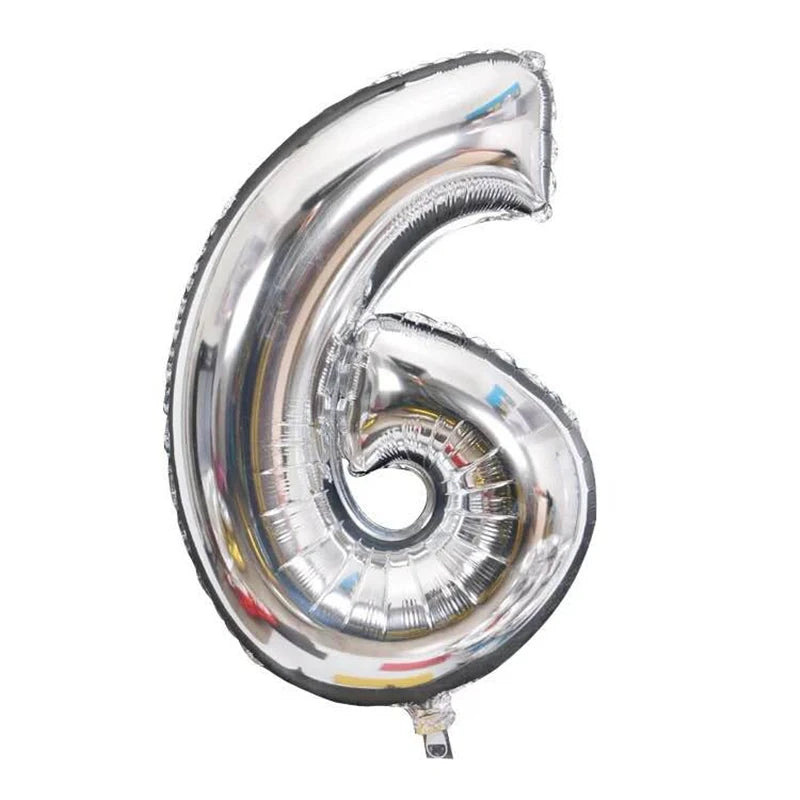 Rose Gold Foil Number Balloons (32" or 40") for Birthday & Wedding Decor