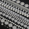 Ivory pearl bead garland featuring multiple strands of round and flower-shaped beads for wedding and event decoration