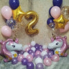 Rose Gold Foil Number Balloons (32" or 40") for Birthday & Wedding Decor