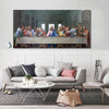 A painting of The Last Supper canvas wall art featuring a Renaissance masterpiece print.
