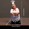 Resin Chef Figurines with Bottle Opener and Message Board - Bar & Kitchen Decor