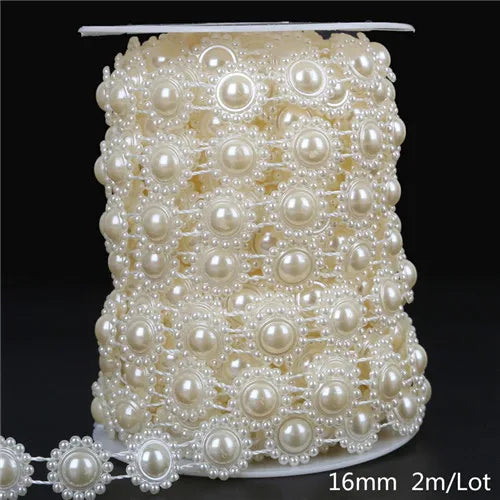 Ivory pearl bead garland for wedding and event decoration