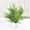 Artificial Fern Grass Bouquet – 7-Branch Green Plastic Plant