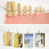 Mini Wooden Clothespins for Crafts and Photos (Set of 50)