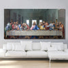 A painting of The Last Supper depicting a group of figures gathered around a table.