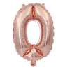 Rose Gold Foil Number Balloons (32" or 40") for Birthday & Wedding Decor