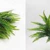 Artificial Fern Grass Bouquet – 7-Branch Green Plastic Plant