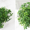 Artificial Fern Grass Bouquet – 7-Branch Green Plastic Plant