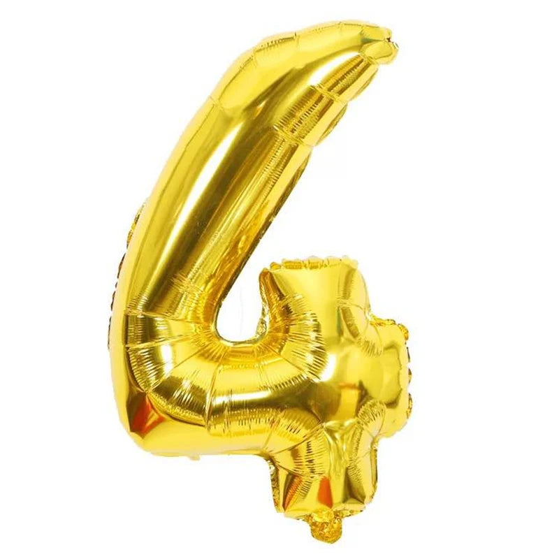 Rose Gold Foil Number Balloons (32" or 40") for Birthday & Wedding Decor