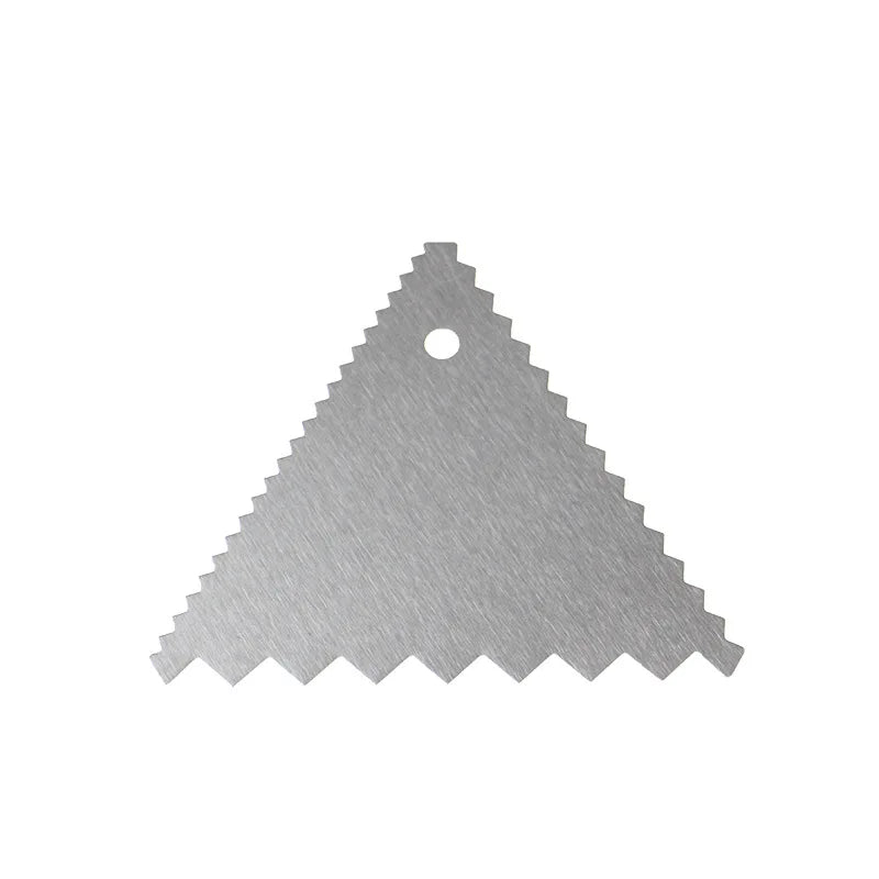 Stainless Steel Cake Scraper & Fondant Smoothing Tool