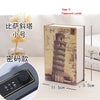 A small book safe with a password locker and combination lock shown next to a book.