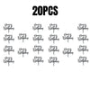 20 pieces of gold and black happy birthday acrylic cake topper letters
