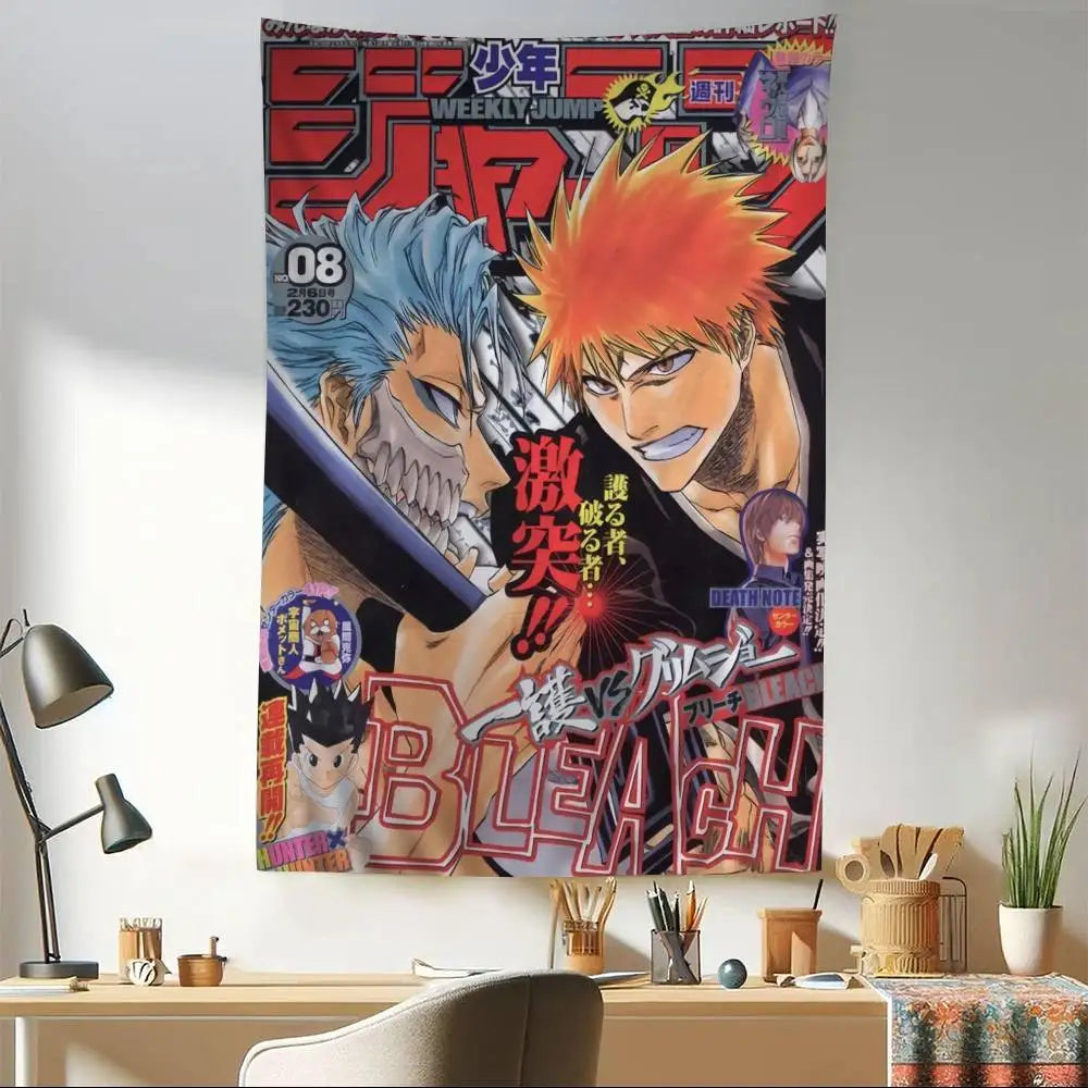 Japanese Anime Tapestry Wall Hanging for Bedroom & Dorm Decor