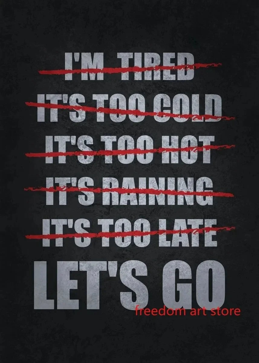 Graphique rouge délavé listant diverses plaintes comme 'je suis fatigué', 'trop froid', 'trop chaud', 'pleuvoir', 'trop tard'