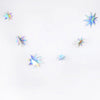 Gold Twinkle Star Paper Garlands