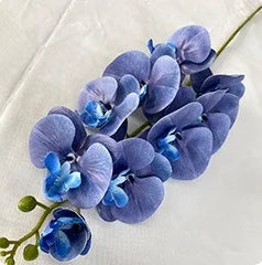 Artificial Butterfly Orchid Bouquet – 9 Silk Blooms for Home & Event Decor