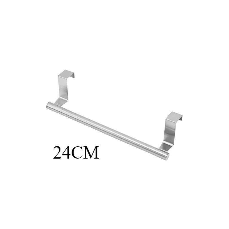 Porte-serviette en acier inoxydable avec une longueur de 24 cm.