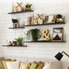 No-Drill Floating Wall Shelves for Living Room, Bedroom, and Entryway