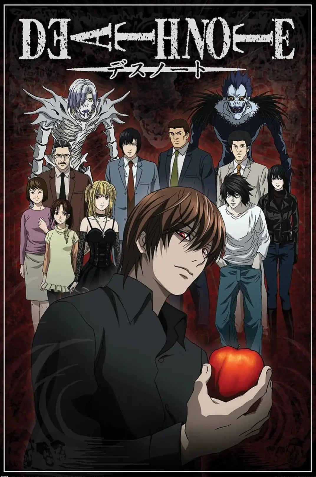 Death Note Anime Canvas Wall Art - Yagami Light Poster
