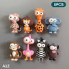 Cartoon Animal Fridge Magnets – Cute Decorative Magnets for Kitchen, Office & More