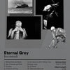 Album cover for Eternal Grey featuring a black and white portrait of a man and tracklist.