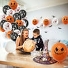 Scary Bloody Hand & Skull Latex Balloons (12-inch) for Halloween Party Decor