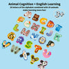 A colorful set of 26 magnetic letters combined with 26 animals for English learning