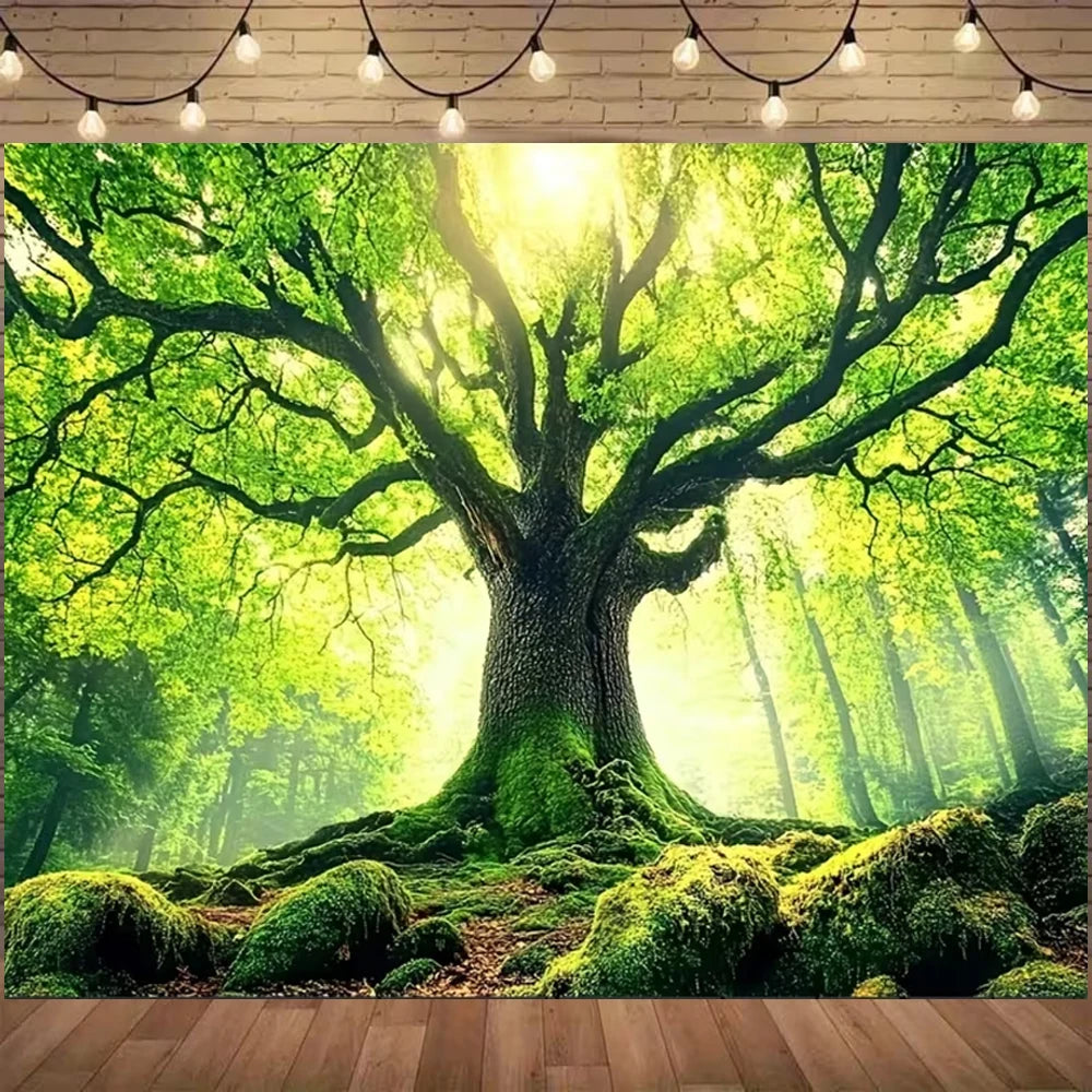 Enchanted Forest Birthday Party Photography Backdrop