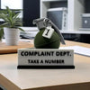Grenade Complaint Department Desk Sign